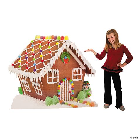 Gingerbread House Cardboard Stand Up Oriental Trading