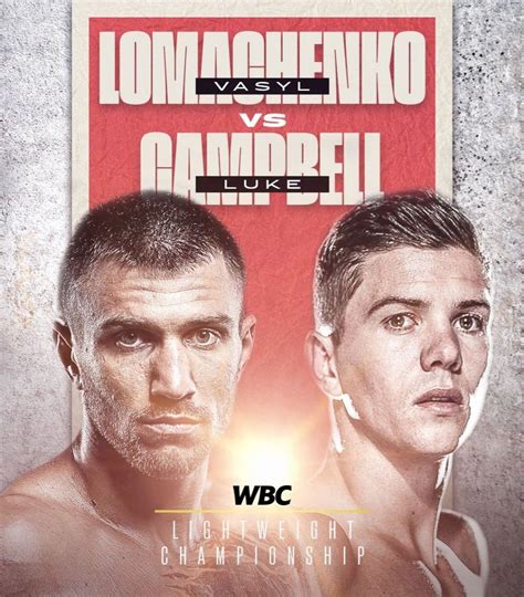 Lomachenko Vs Campbell Day Weights Boxing News