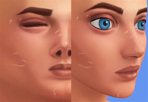Weird Grey Spots On Scars Im Trying To Make Sims 4 Studio
