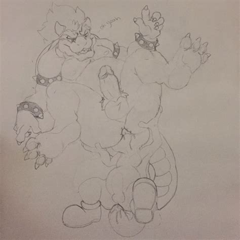 Rule 34 Anal Anthro Bowser Claws Duo Genitals Humanoid Genitalia