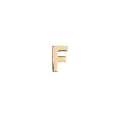 Golden Letter F Pin Alphabet Pins Lapel Pins A Z Letter Etsy