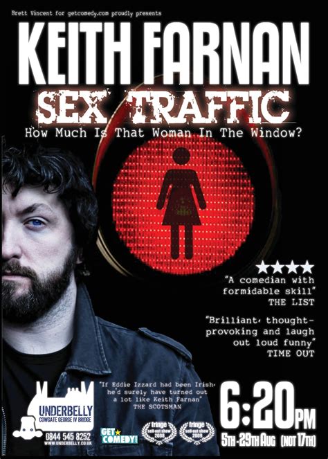 Sex Traffic Comedy Versus Sexism Keith Farnan Brilliant Thought