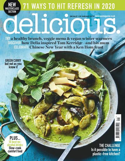 Delicious Magazine Uk January 2020 Eat Your Books