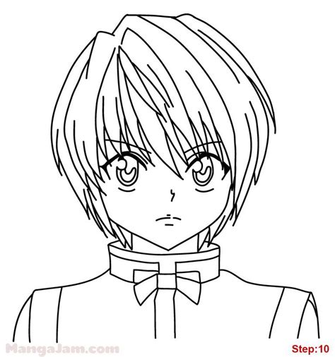 How To Draw Kurapika From Hunter X Hunter Anime