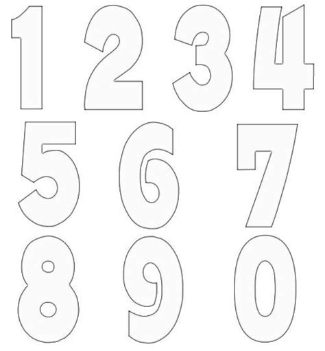 English numbers printables for learning and teaching grammar in a fun way. Free Numbers Clipart | Free Craft Project Clipart | Free ...