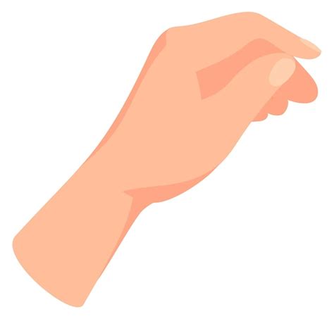 Hand Holding Something Clipart