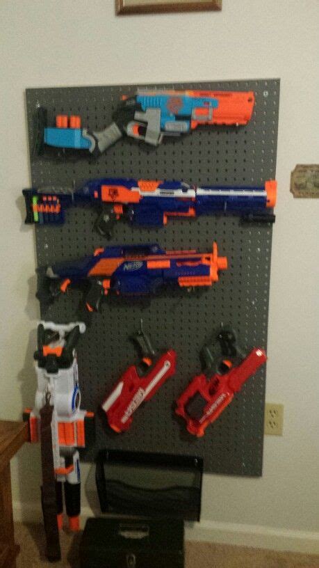 My kids have lots of nerf guns and they needed a proper. Pin on For the Home