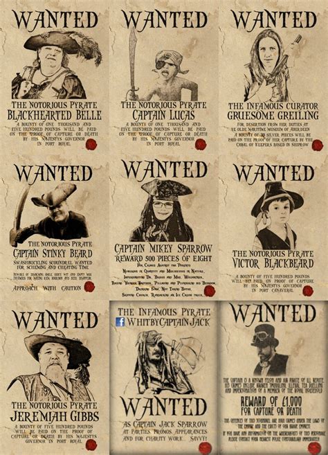 Pirate Wanted Poster