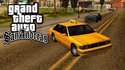 Gta San Andreas Classic Side Mission Taxi Driver 50 Fares Youtube