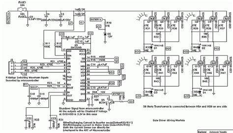 800w Pure Sine Inverter Schematic Diagram Circuit