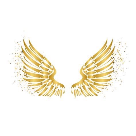 Golden Wings Png Png Image Collection