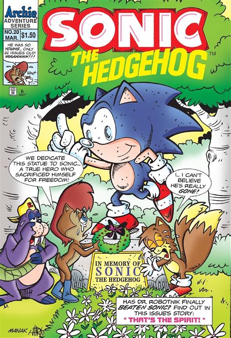 Hedgehogs Cant Swim The 1994 Sonic The Hedgehog Comic