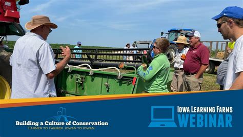 january 24 2024 engaging farms in conservation leadership — iowa learning farms