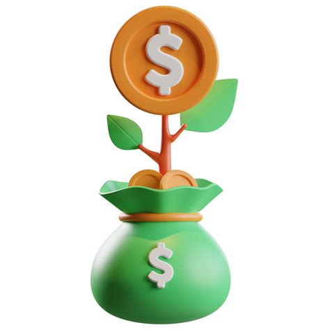 Investment Growth 3d Illustration 13167057 Png