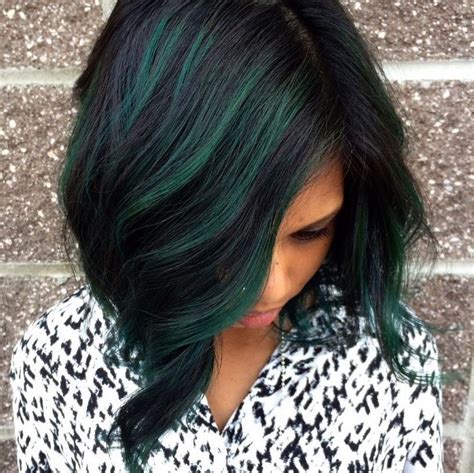 Emerald Green Hair Highlights Vivien Mccarty