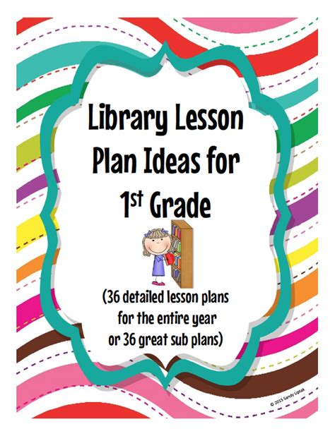 1st Grade Yearly Lesson Plans Lessons By Sandy