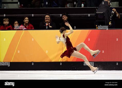 Feb 23 2006 Turin Italy Sasha Cohen Falls During Her Performance