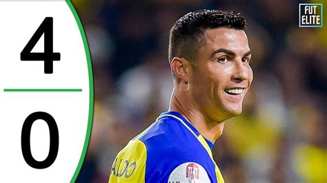 Cristiano Ronaldo 4 Goals Al Nassr Vs Al Wehda 10 February 2023