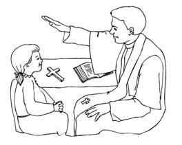 Image result for first confession coloring pages