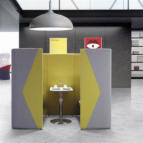 Office Discussion Pod Meeting Booth Library Work Privacy Company Pods