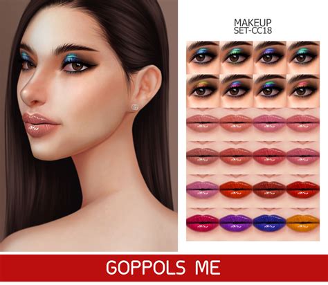 Goppolsme Gpme Gold Makeup Set Cc18 Download Hq Emily Cc Finds