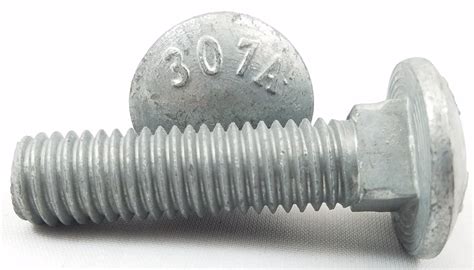 Item 75c1200bcg0g 34 10 X 12 Carriage Bolt Astm A307 Grade A Hot