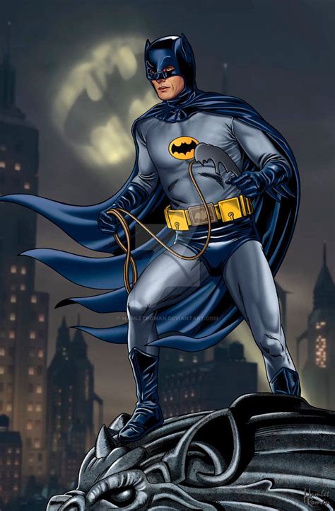 Batman Adam West 1966 By Hamletroman Batman Batman Artwork Batman