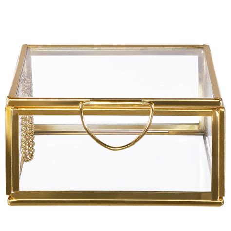 Purchase The Small Glass Box With Gold Frame By Ashland® At Get This Lovely Glass