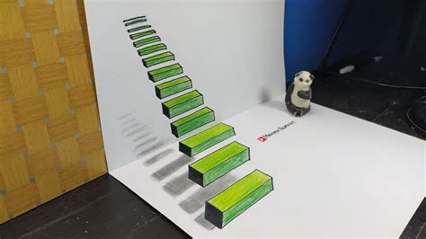 Maybe you would like to learn more about one of these? Cara menggambar 3D tangga kreatif | gambar 3 dimensi - YouTube