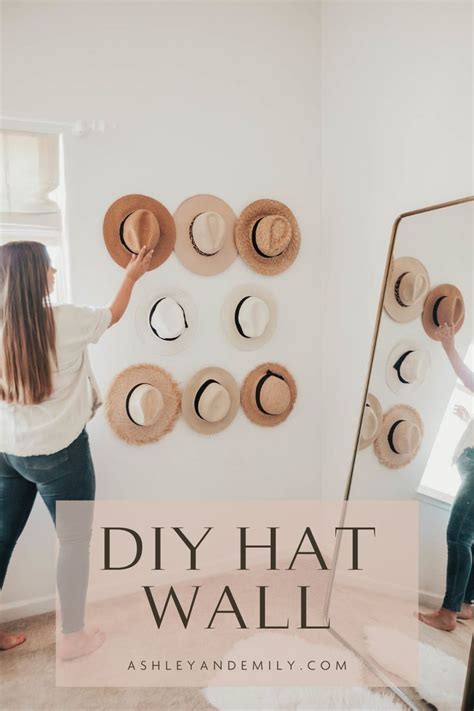 A Beautiful Natural DIY Idea For Hats Wall Hats Display Wall Hats Diy Hat