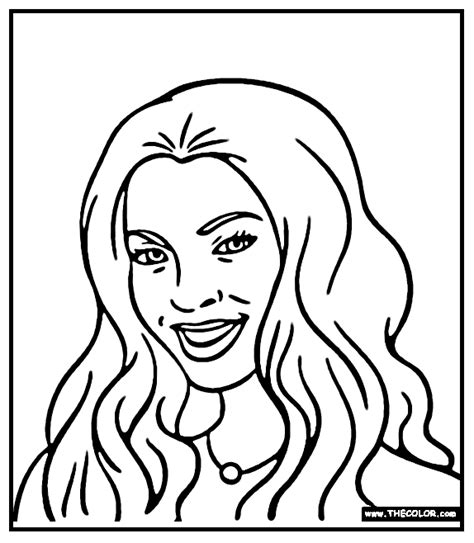 Beyonce Picture To Print Coloring Page Free Printable Coloring Pages