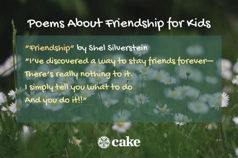 40 Short Poems About Friendship And Memories Cake Blog