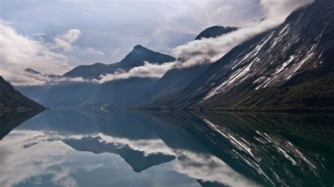 Northern Serenity Jostedalsbreen National Park Wallpaper Backiee
