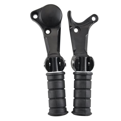 Pair Rear Black Passenger Pegs Foot Pegs Mount Bracket Fits For Victory Octane 2017 High Quality