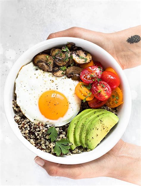 Add lemon juice, sugar, and eggs and beat until thoroughly combined. Healthy Breakfast Bowl with Egg and Quinoa - As Easy As ...