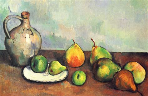 Paul Cézanne Picture Still Life Pitcher And Fruit 1894