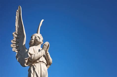 Angel Statue Praying Stock Photos Pictures And Royalty Free Images Istock
