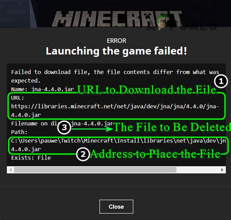 Fix Failed To Download File The File Contents Differ In Minecraft