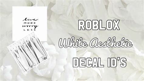 Roblox Bloxburg White Aesthetic Decal Id S Youtube Calendar Decal White