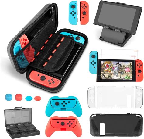 Kit D Accessoires 17 En 1 Pour Nintendo Switch Amazon Fr High Tech