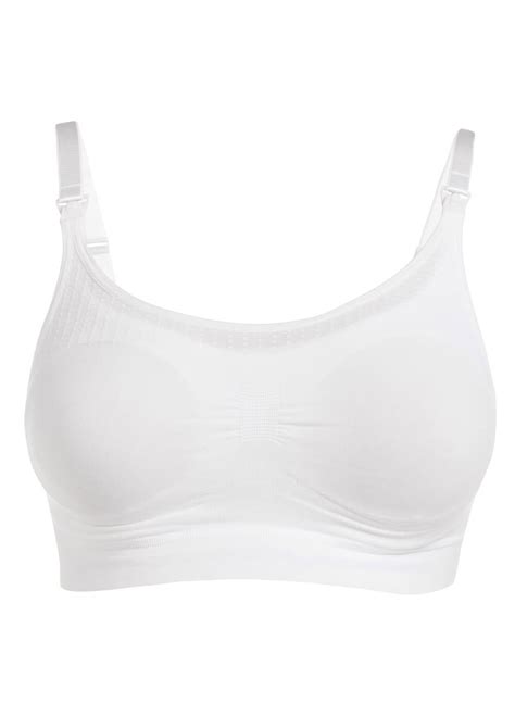 Seamless Maternity Nursing Bra In White By Noppies Queen Bee