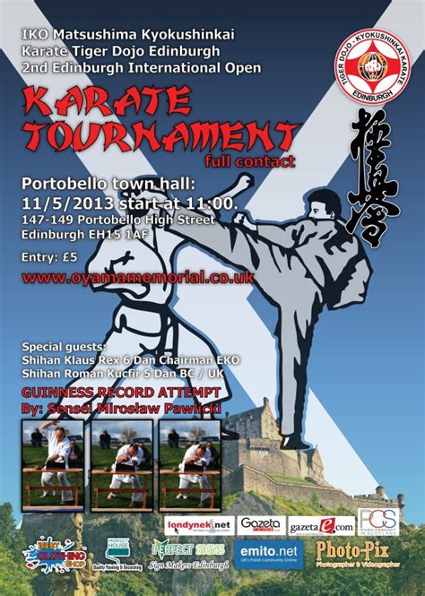 Edinburg Karate Tournament Poster 