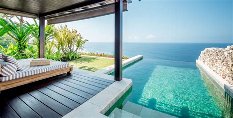 The One Bedroom Ocean View Villa has it all. Perched on the clifftops