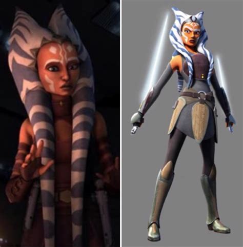 my thoughts on grown up ahsoka she should have rebels character design with tcw lekku and