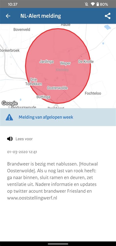 Het is één van de alarmeringsmiddelen die door de. Officiële NL Alert-app uitgebracht voor Android: dit kun ...