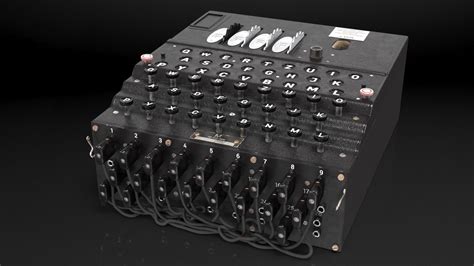 Enigma M4 Cipher Machine 3d Model 49 3ds Blend C4d Fbx Max Ma