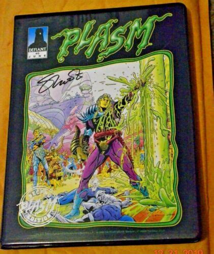 Plasm Premier Edition Issue 0 Defiant Card Album June 93 Comic Signed