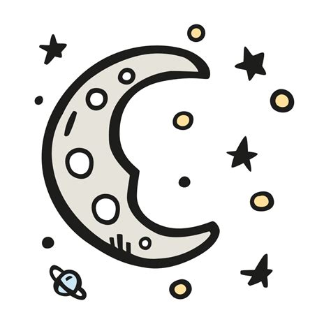 Moon Dreamy Icon Free Space Iconset Good Stuff No Nonsense