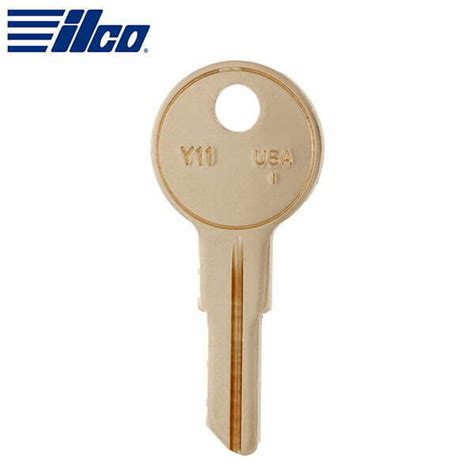 Ilco Y11 Yale Key Blank Brass Y11 Br Keydirect Canada