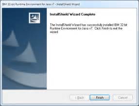 Mit installshield können sie installers für anwendungen erstellen. Windows: Installing IBM Java 7